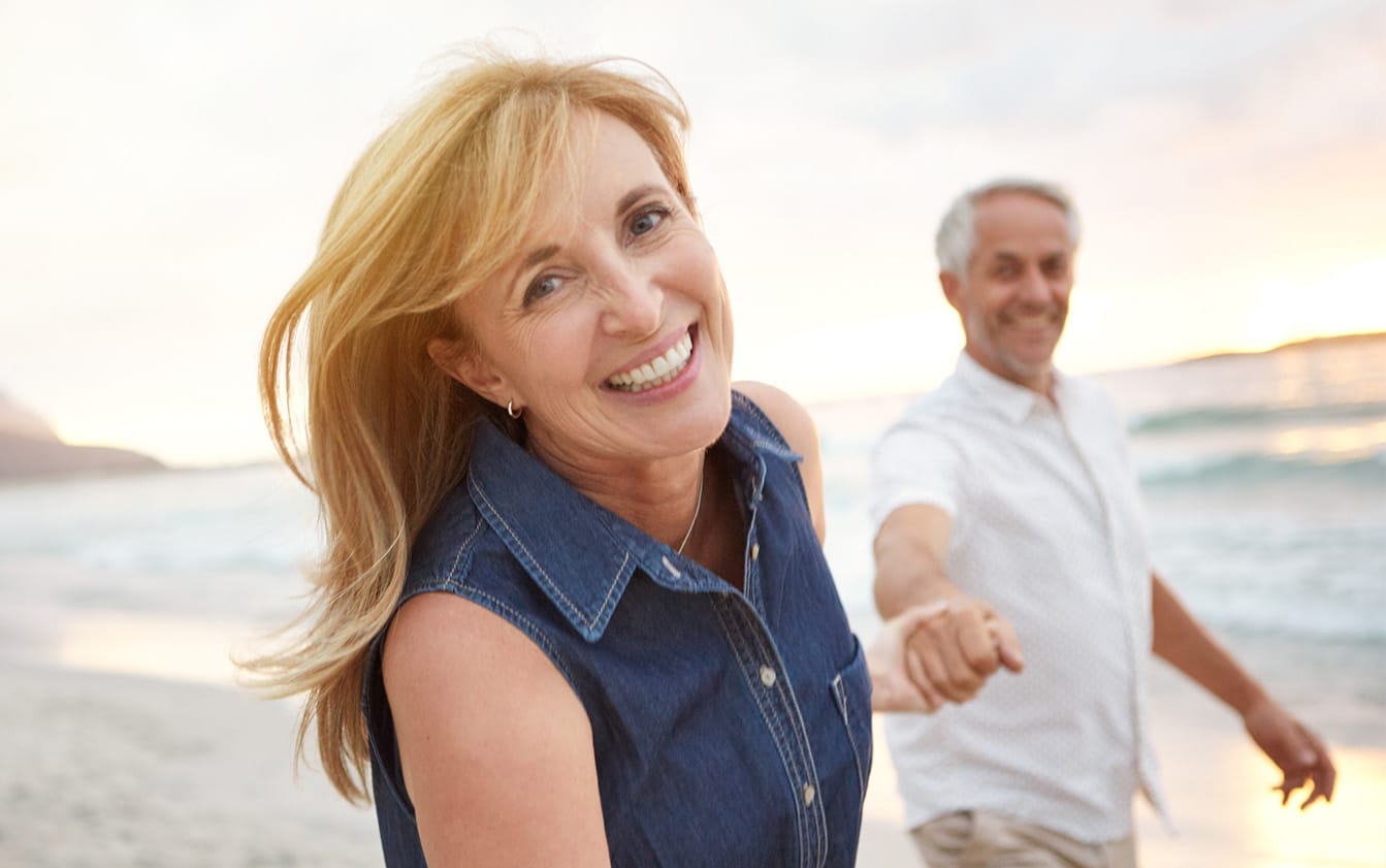 smiling couple